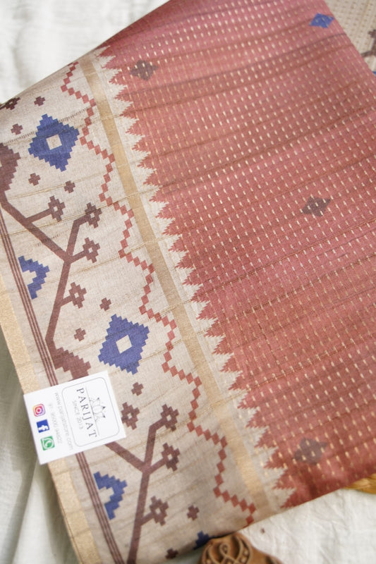 semi tussar saree PC18416