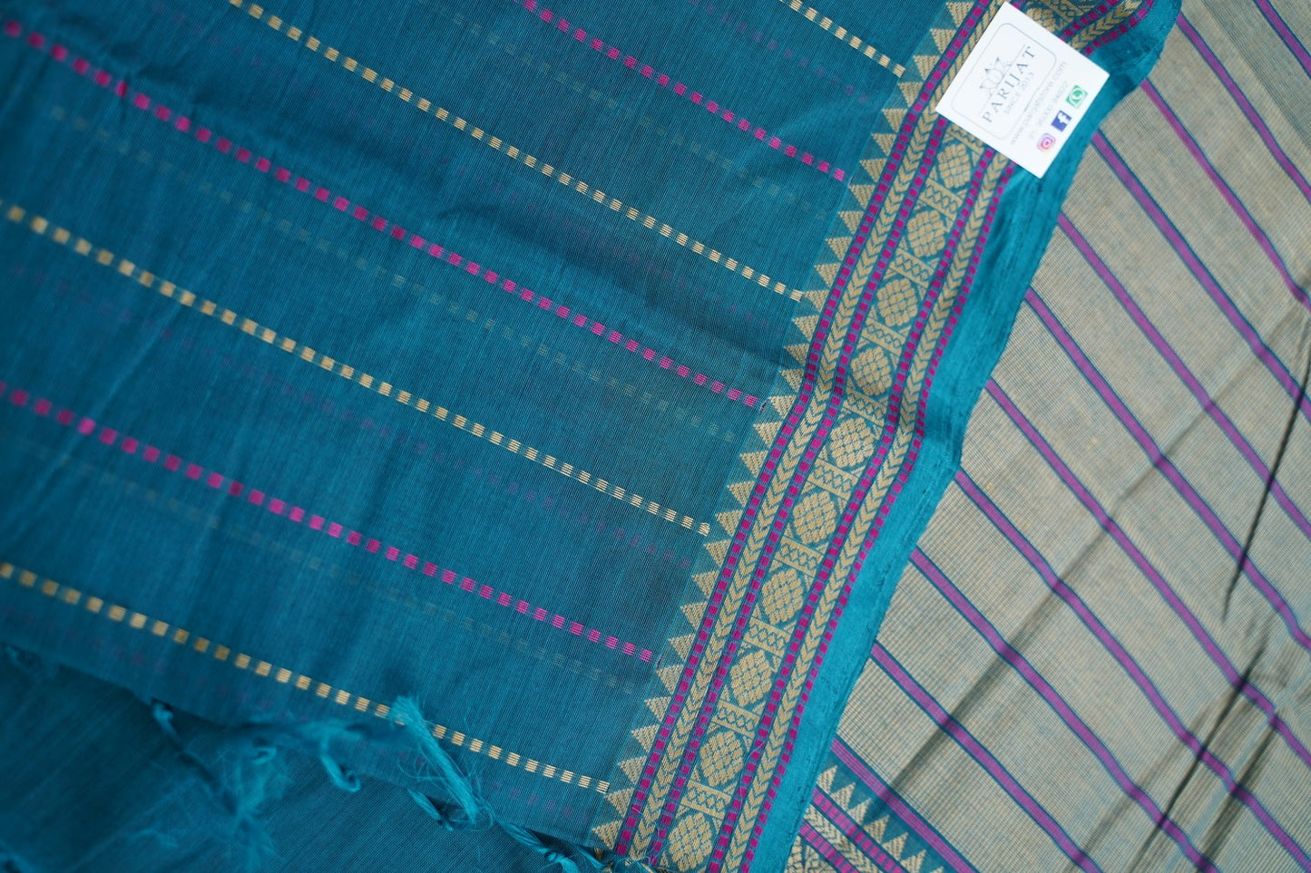 Kanchi handloom Cotton Saree PC17383