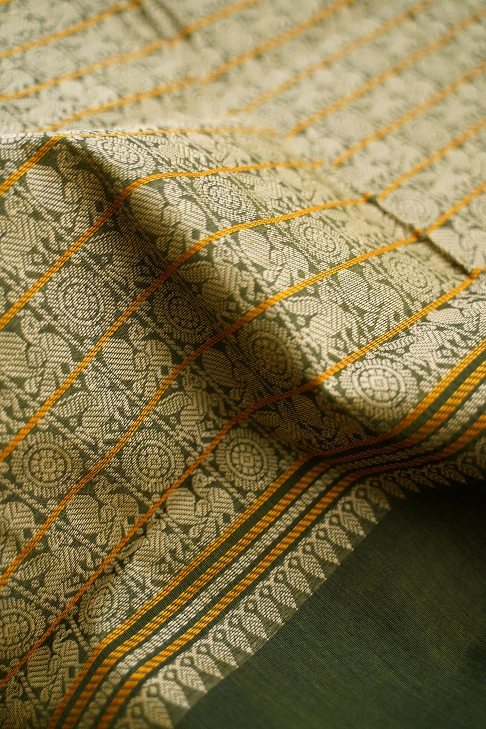 Kanchi handloom Cotton Saree PC17374