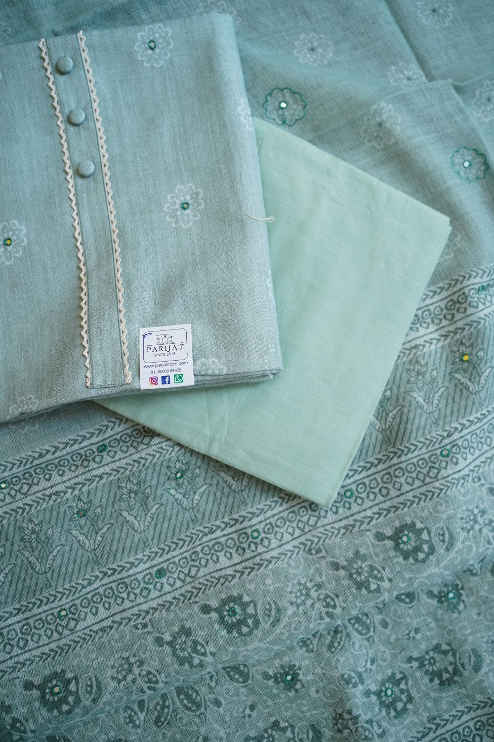 Pure cotton Salwar Material PC11627
