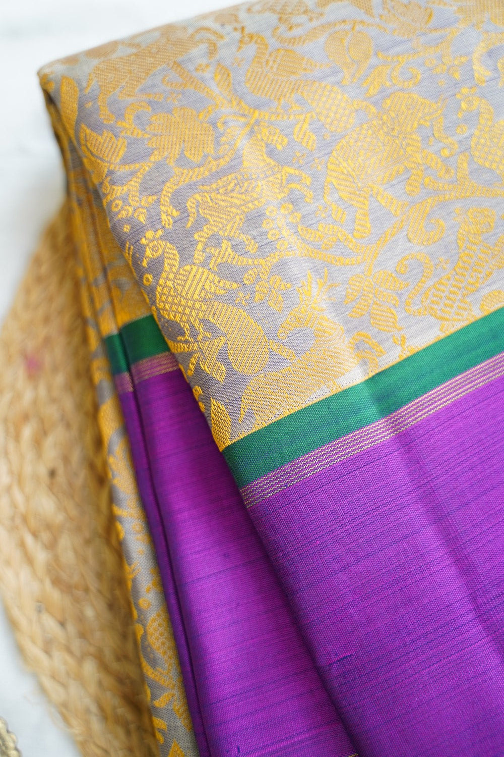 Pure Kanchi Vanasingaram Silk Saree -PC14739