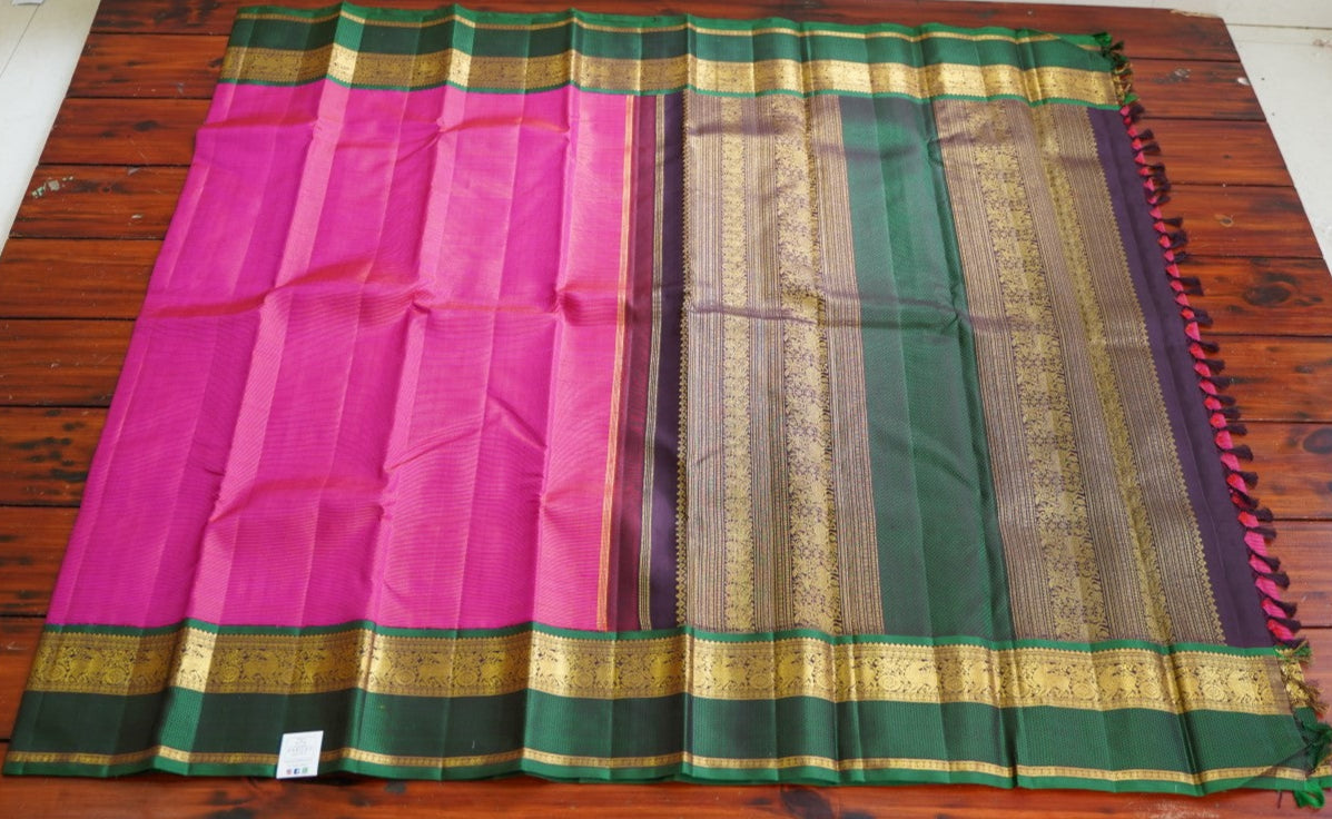 Pure Kanchi Vairaoosi Silk Saree -PC14742