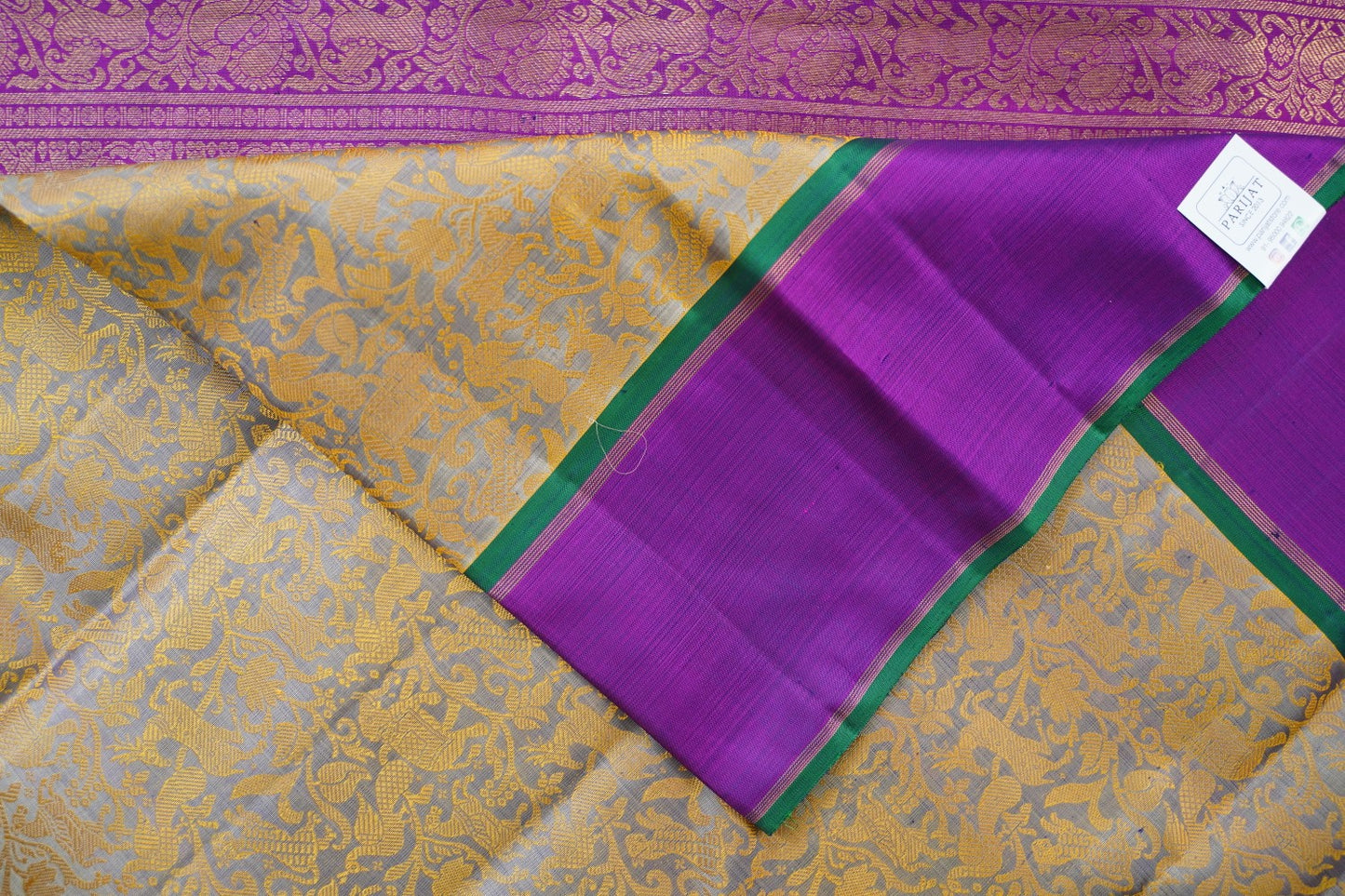 Pure Kanchi Vanasingaram Silk Saree -PC14739