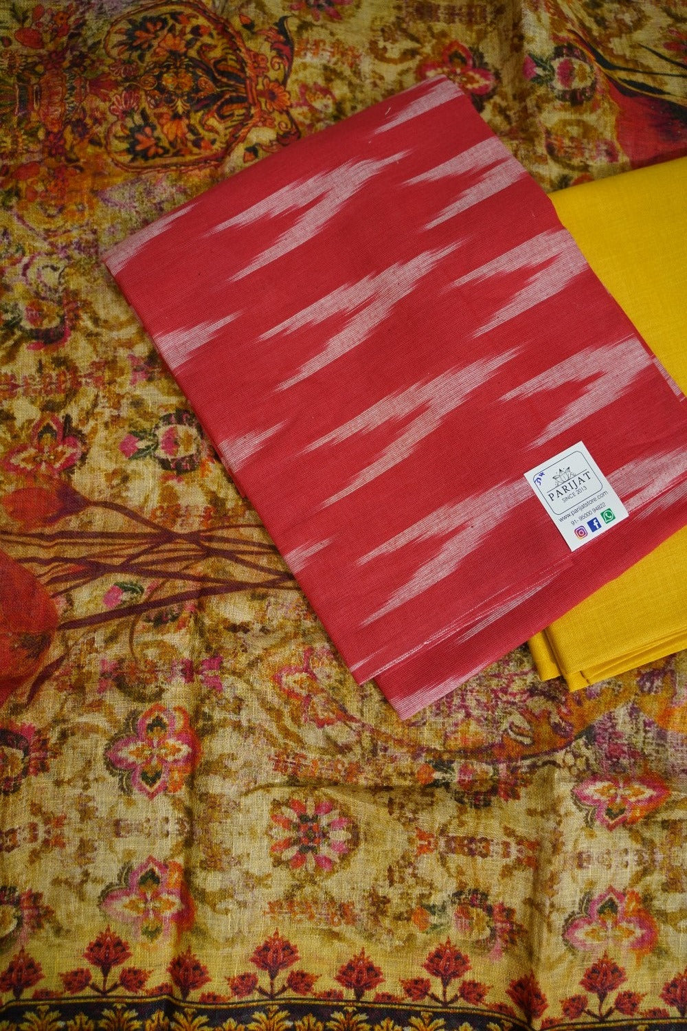 Ikat Cotton Salwar Material PC11621