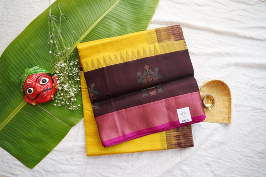 Kanchi Handloom Silk Cotton Saree pc16316