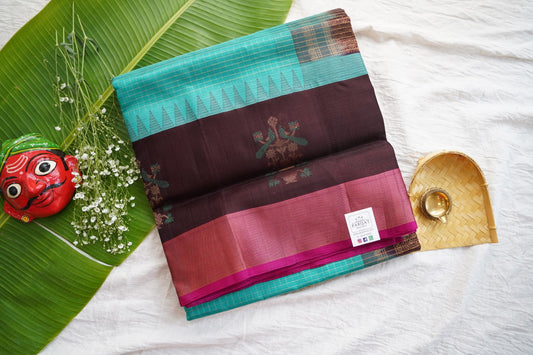 Kanchi Handloom Silk Cotton Saree pc16314