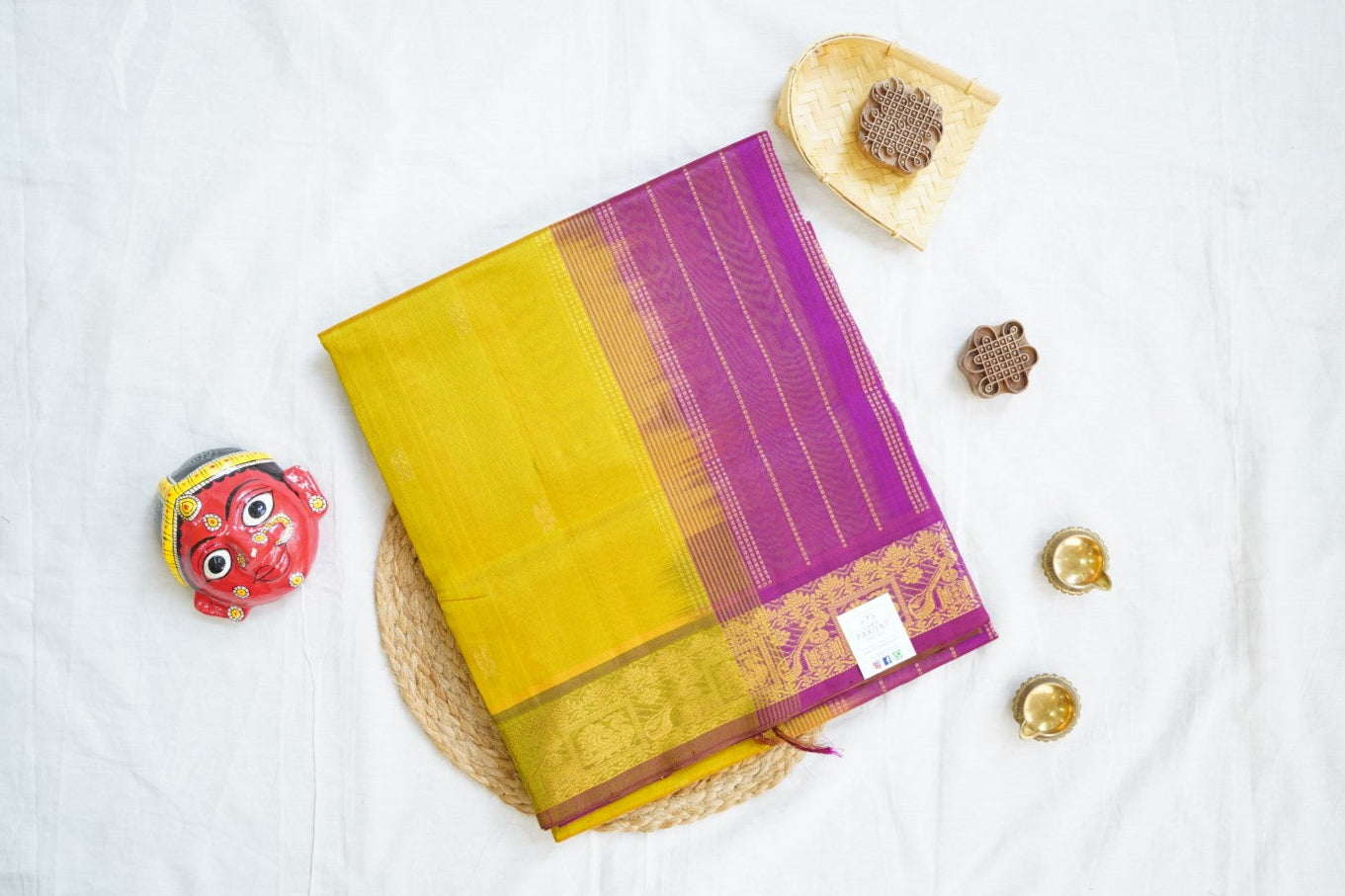 Kanchi Handloom Silk Cotton Saree PC14756