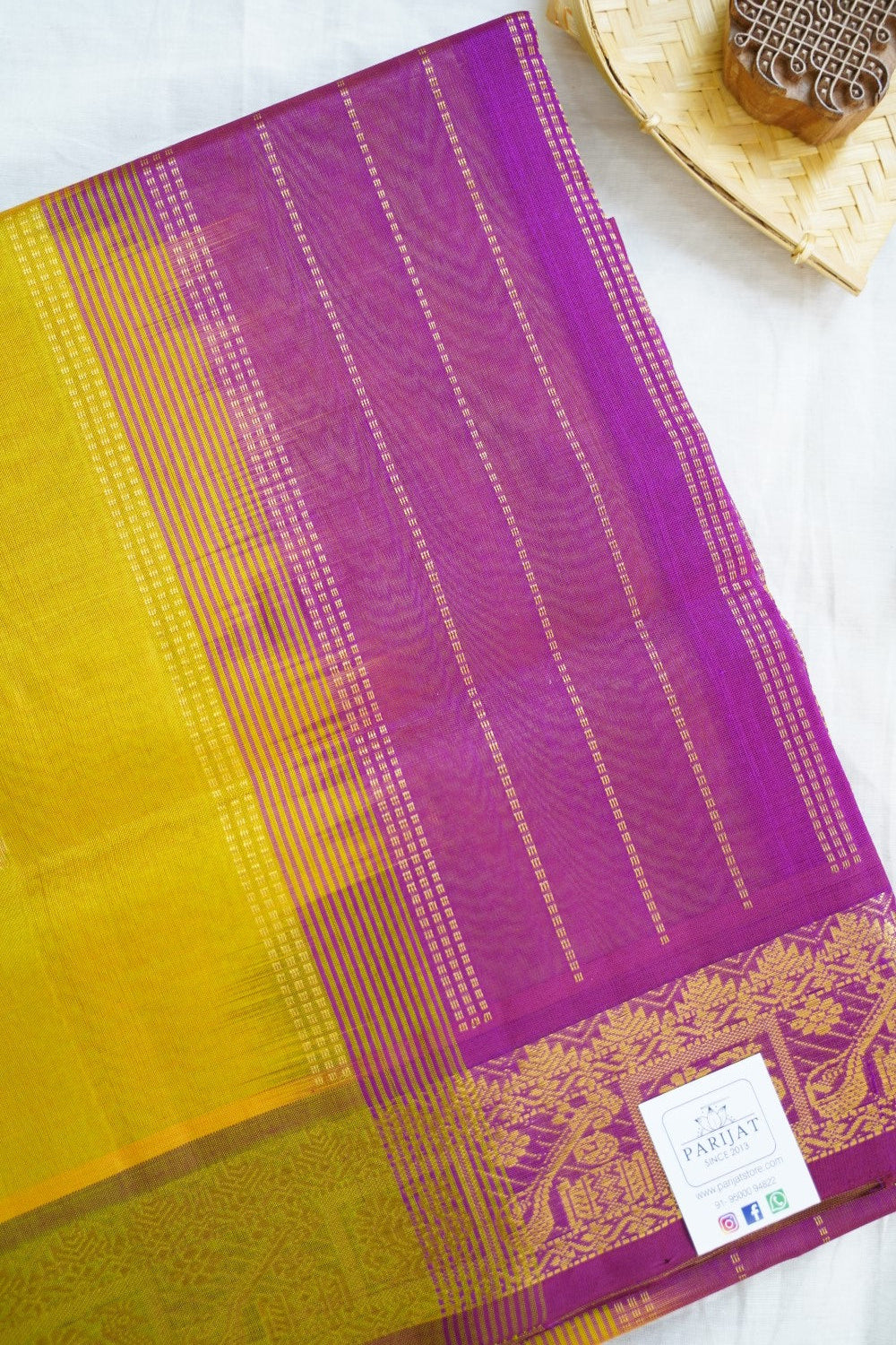 Kanchi Handloom Silk Cotton Saree PC14756