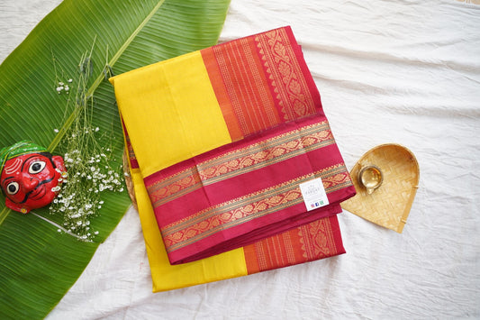Kanchi Handloom Silk Cotton Saree pc16324