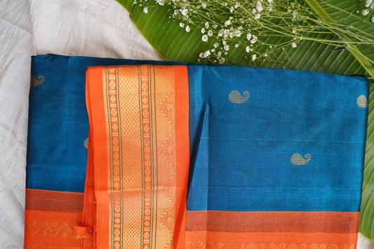 Kanchi Handloom Silk Cotton Saree pc16311