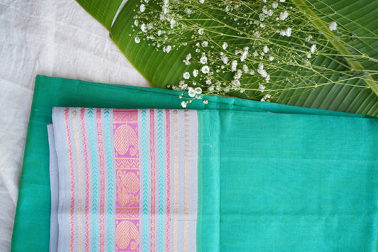 Kanchi Handloom Silk Cotton Saree pc16320