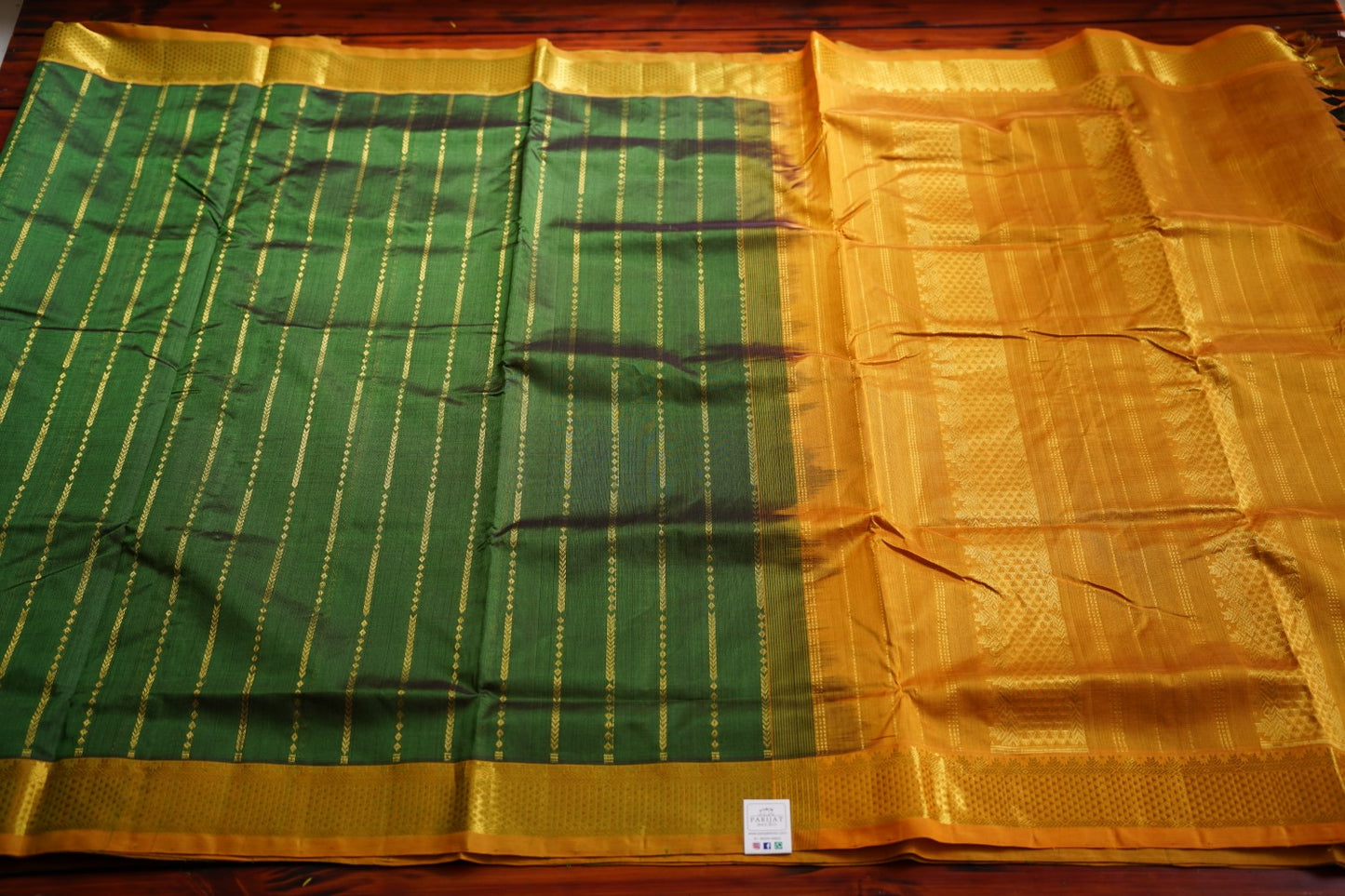 10 yards Kanchi Handloom Silk Cotton Saree PC11105