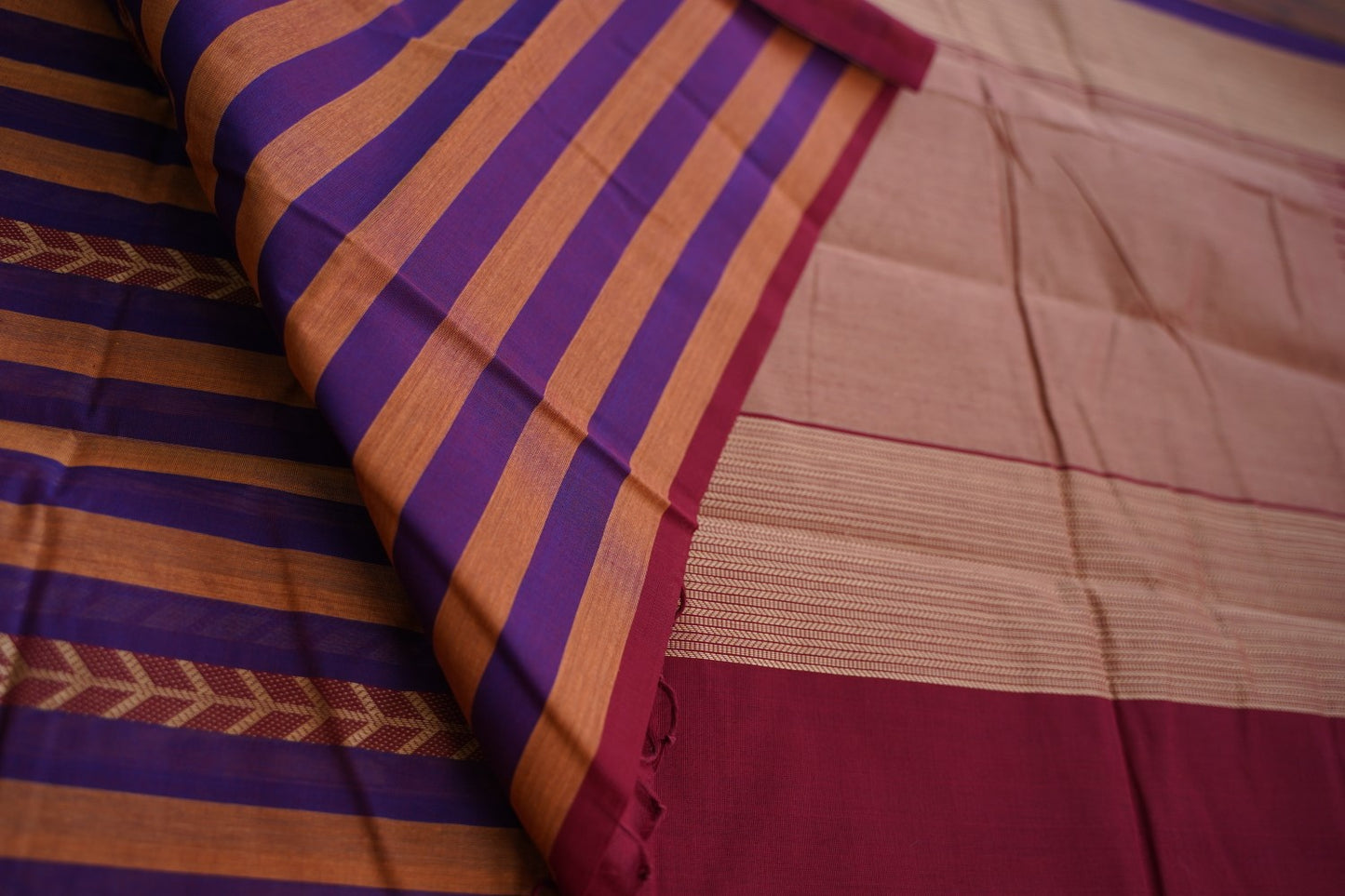 Kanchi handloom Cotton Saree PC17375