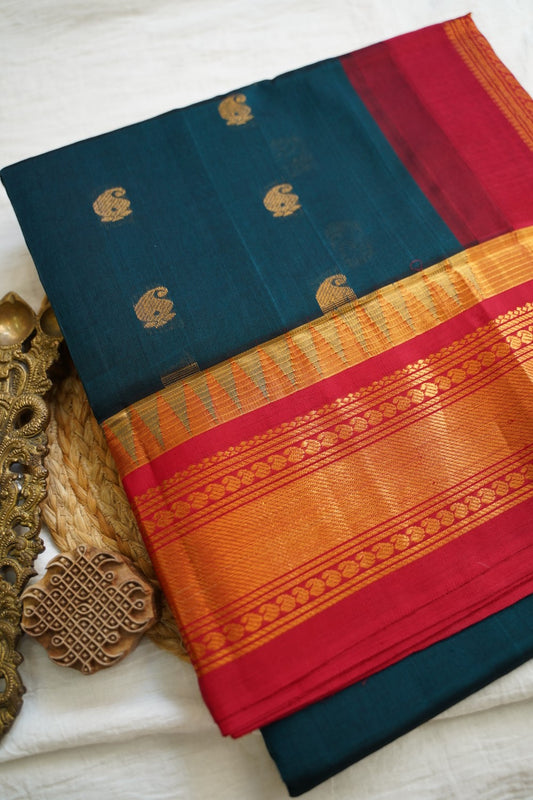 Kanchi Silk Cotton Saree PC18479