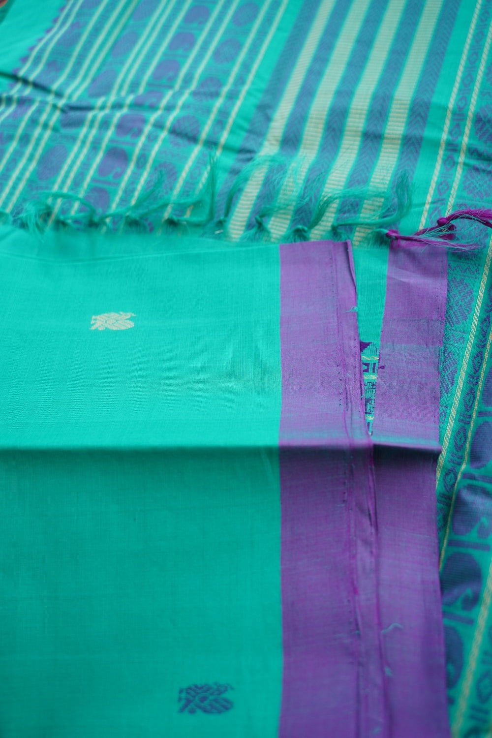Kanchi handloom Cotton Saree PC17403