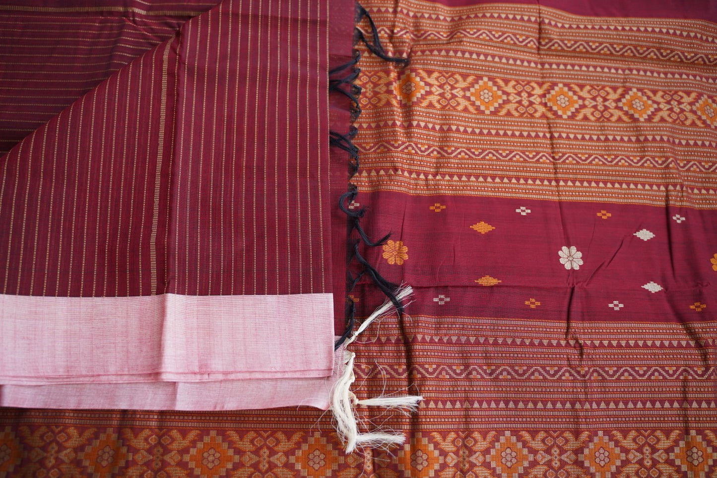 Kanchi handloom Cotton Saree PC17393