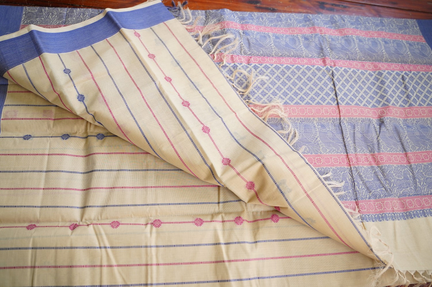 Kanchi handloom Cotton Saree PC17385