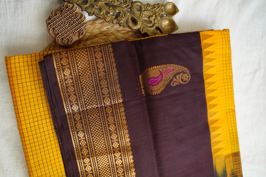 Kanchi Silk Cotton Saree PC18461