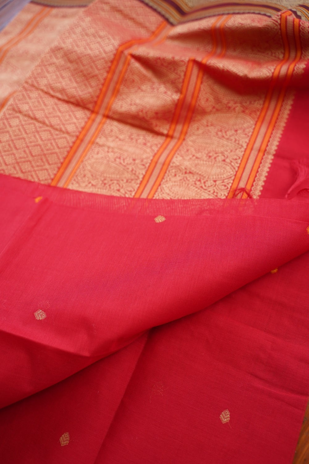 Kanchi handloom Cotton Saree PC17406