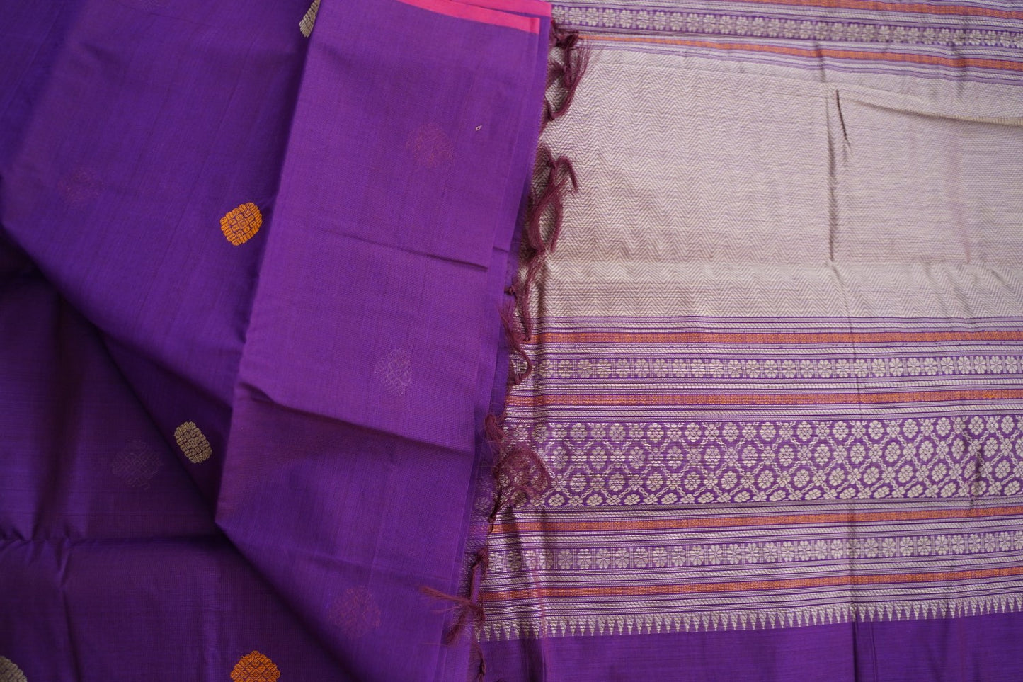 Kanchi handloom Cotton Saree PC17398
