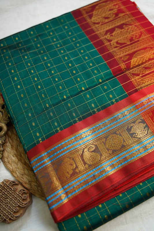 Kanchi Silk Cotton Saree PC18496