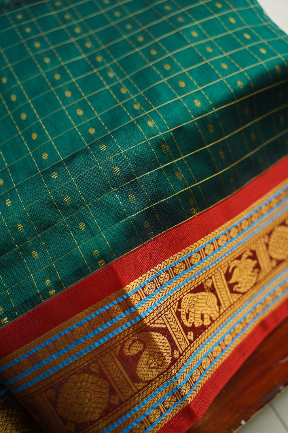 Kanchi Silk Cotton Saree PC18496