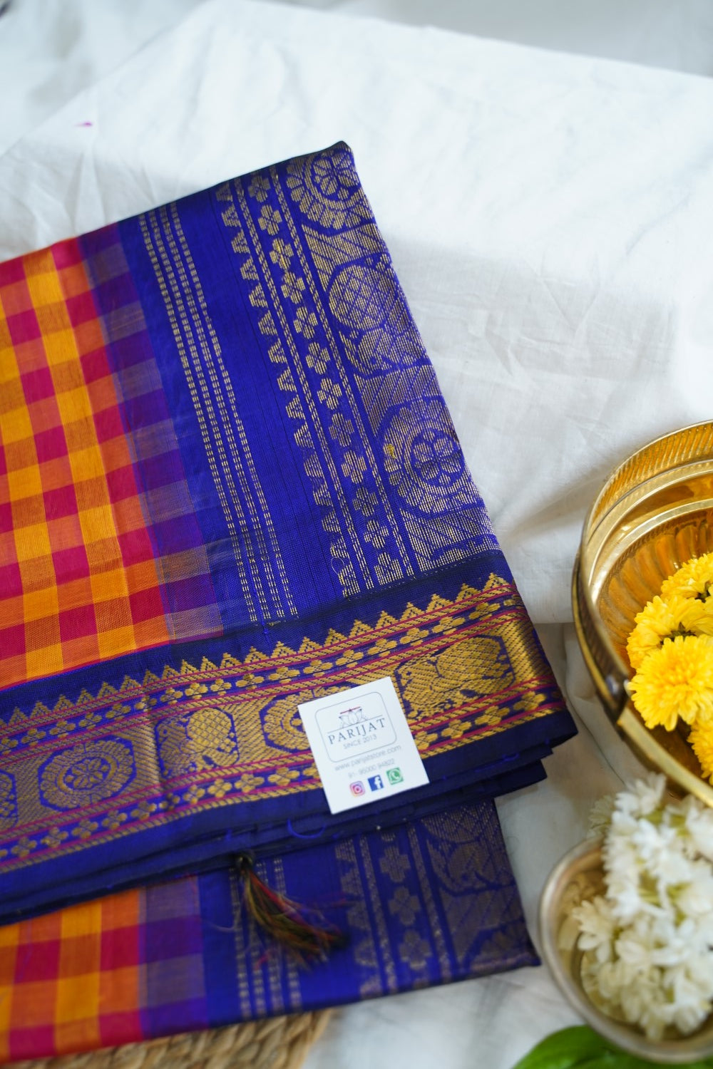 Kanchi Handloom Silk Cotton Saree PC14800