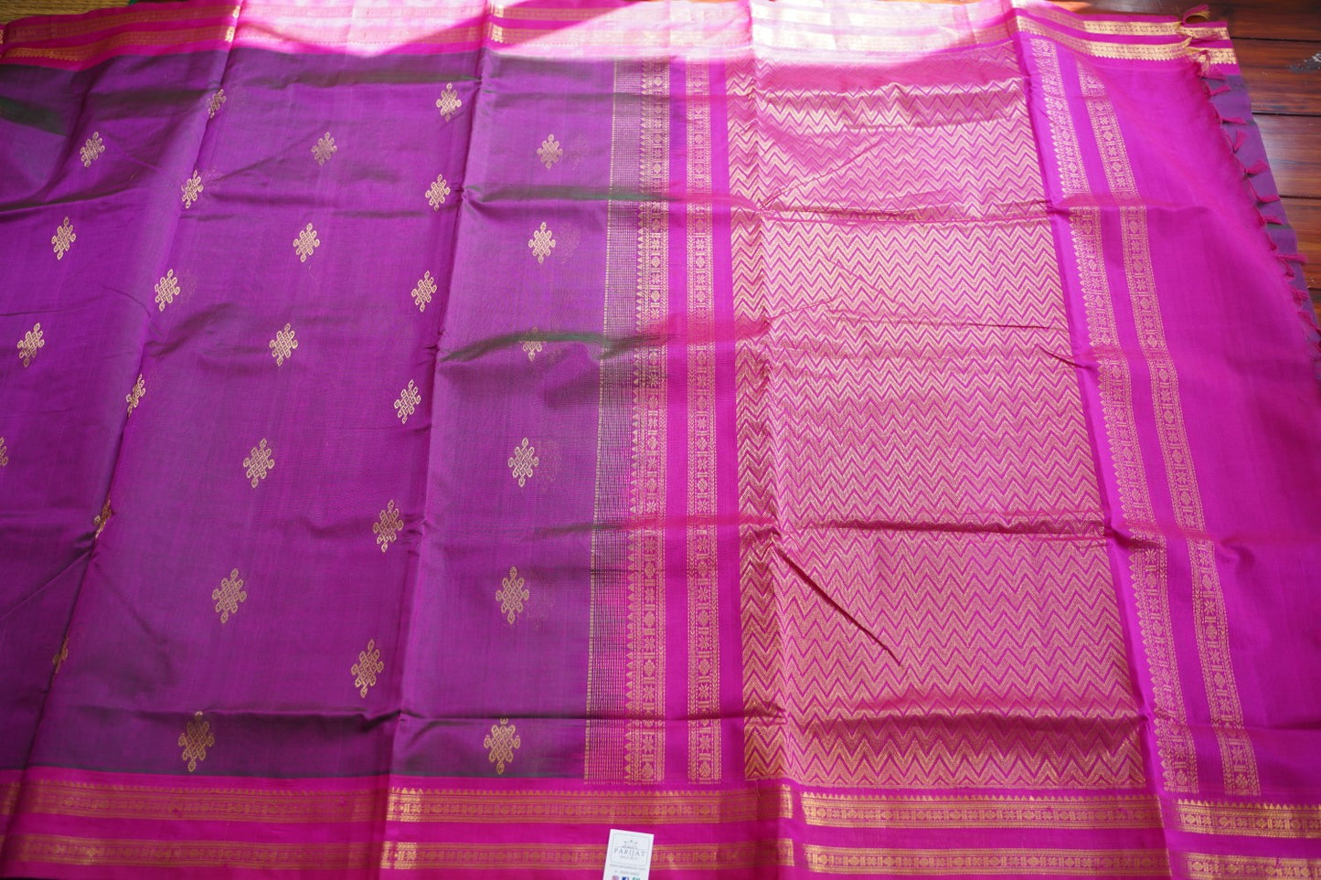 10 yards Kanchi  Handloom Silk Cotton Saree PC11784