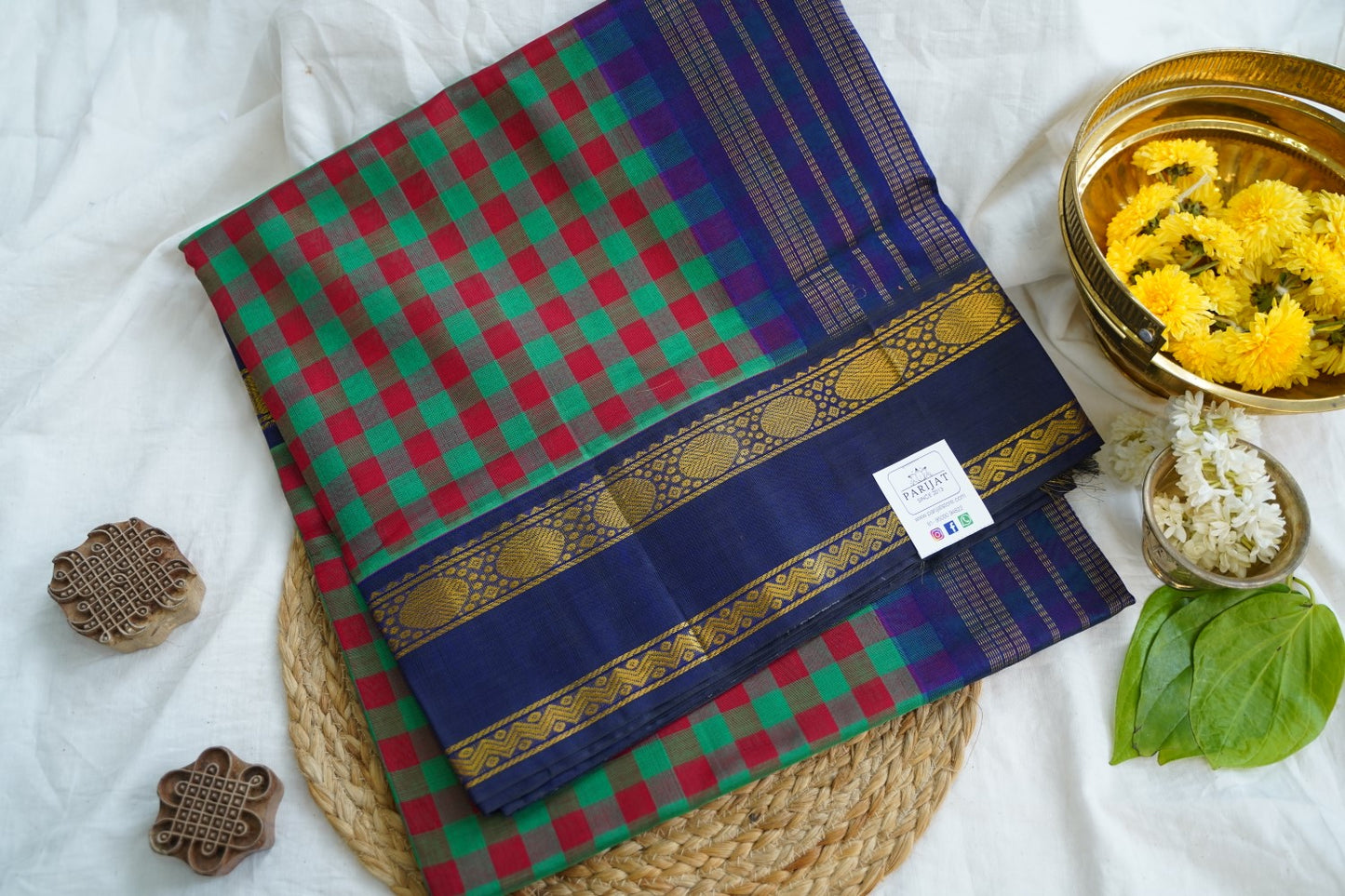 Kanchi Handloom Silk Cotton Saree PC14793