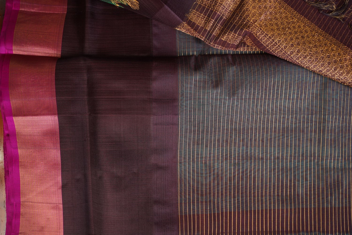 Kanchi Handloom Silk Cotton Saree pc16314