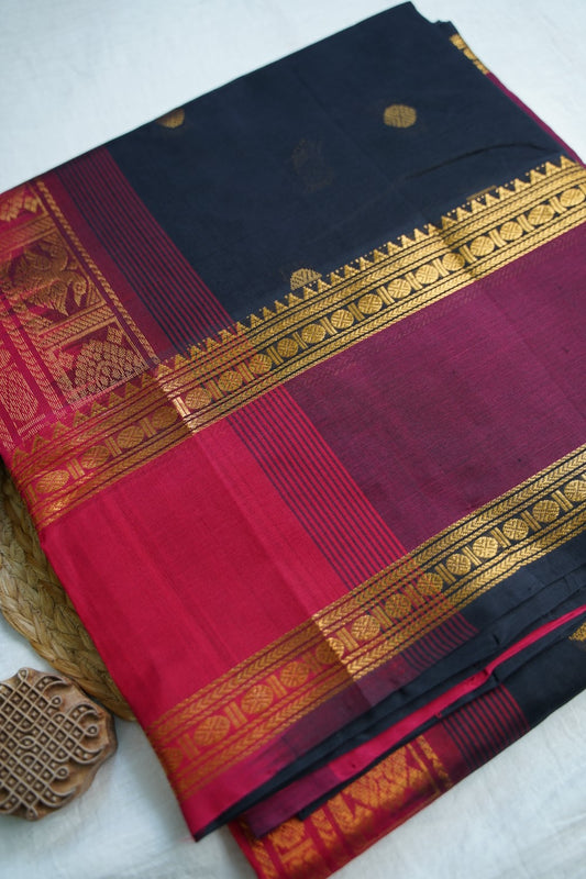 Kanchi Silk Cotton Saree PC18493