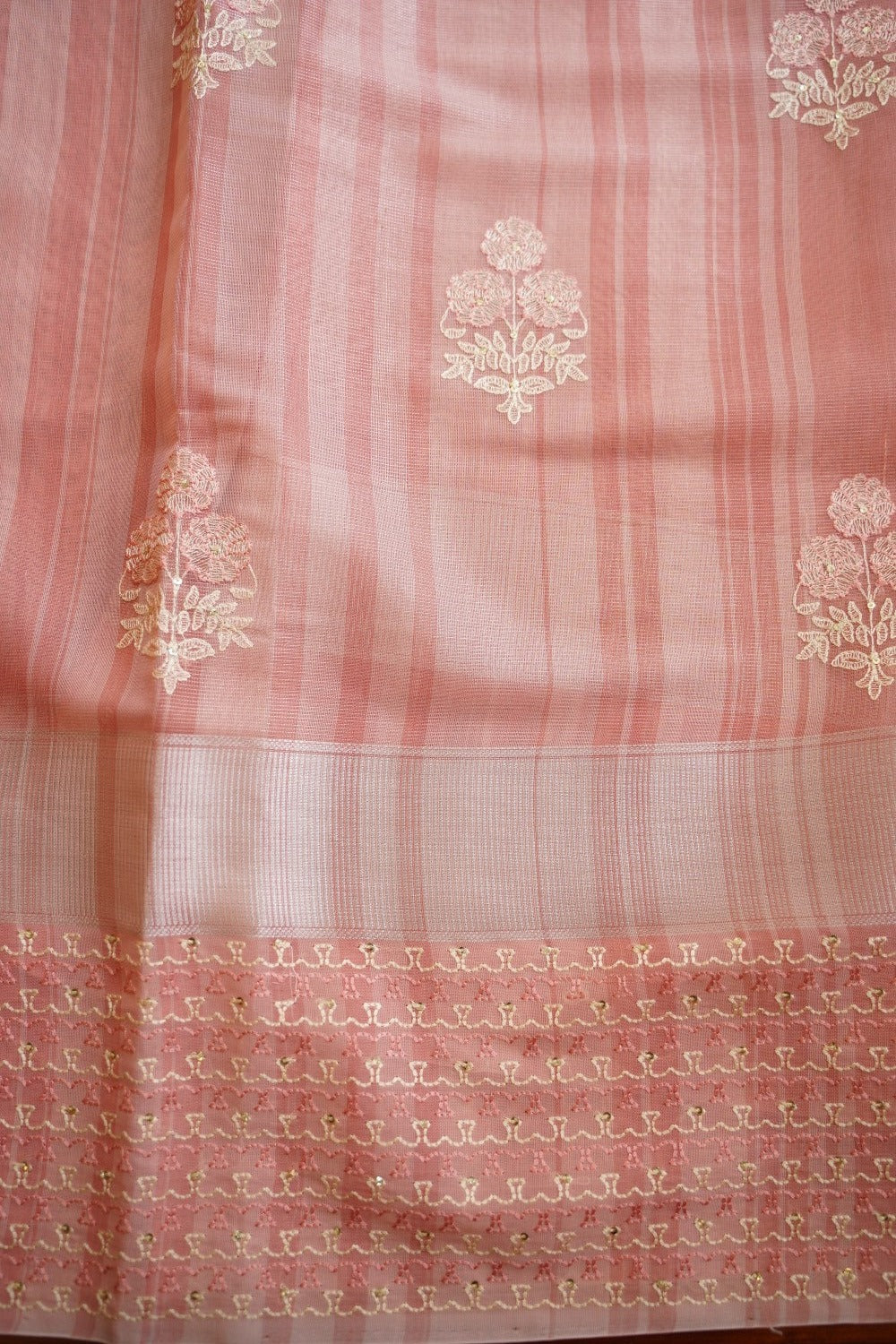 Light pink banarasi silk Saree  PC11753