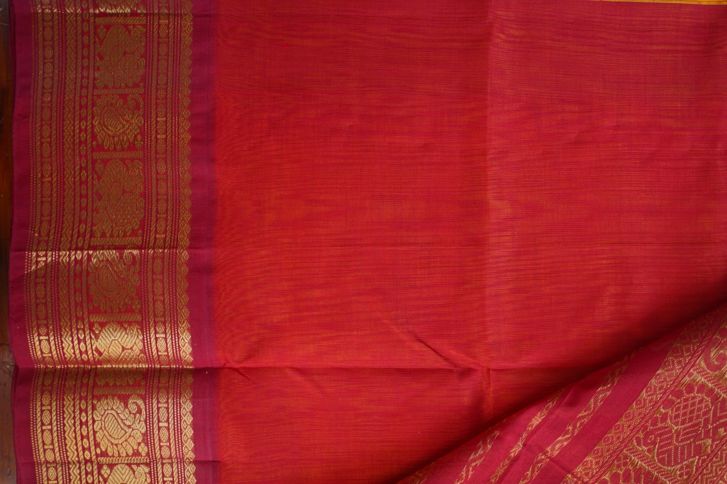 Kanchi Handloom Silk Cotton Saree pc16307