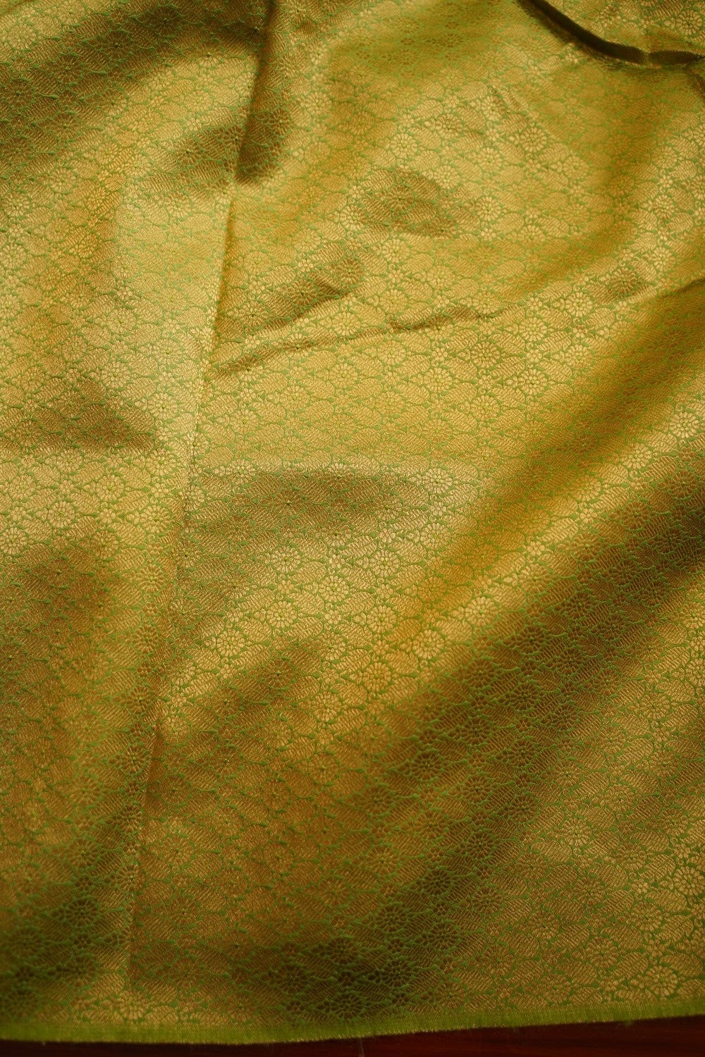 Parrot Green banarasi Tissue silk Saree  PC11774