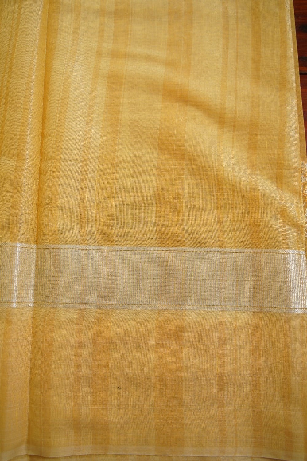 Light fenugreek banarasi silk Saree  PC11755