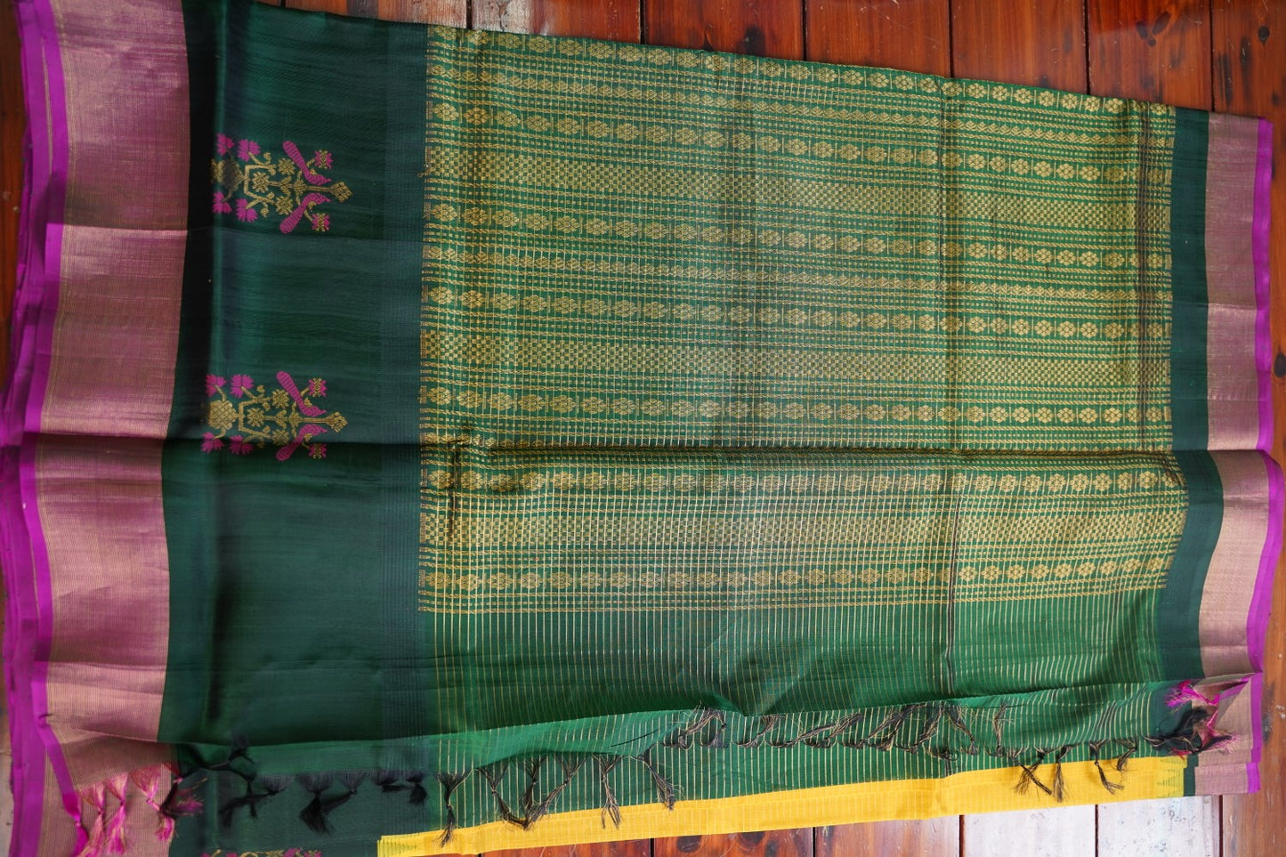 Kanchi Handloom Silk Cotton Saree-PC16315