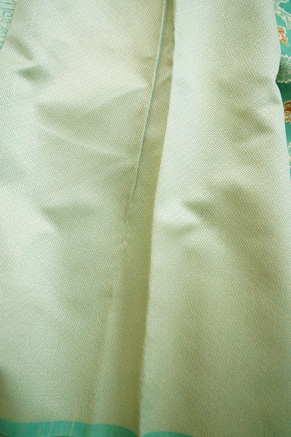 Green vanasingaram banarasi cotton Saree PC11769