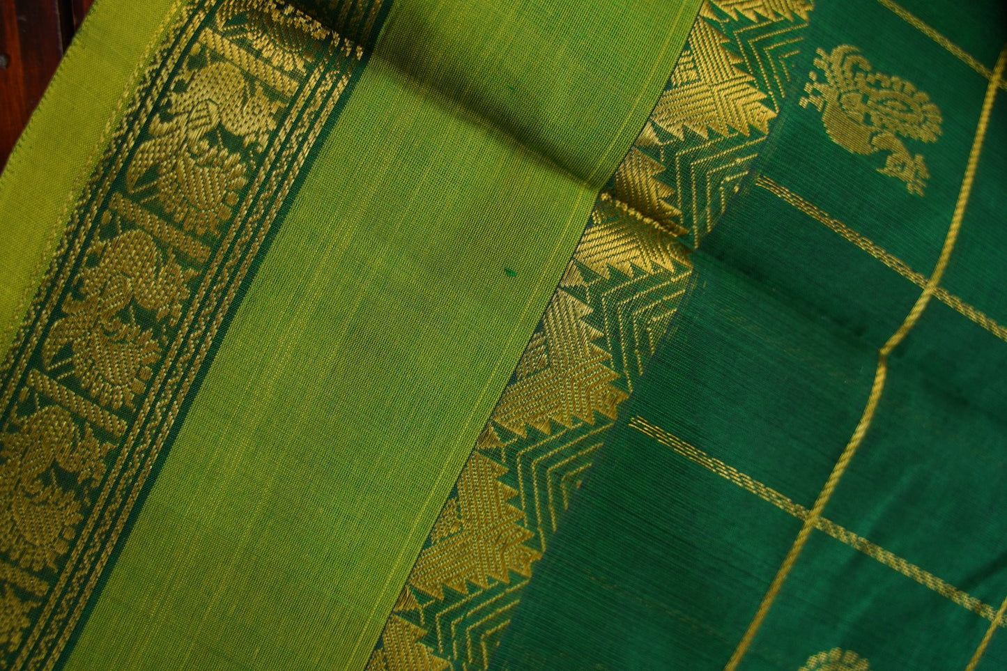Kanchi Handloom Silk Cotton Saree PC17425
