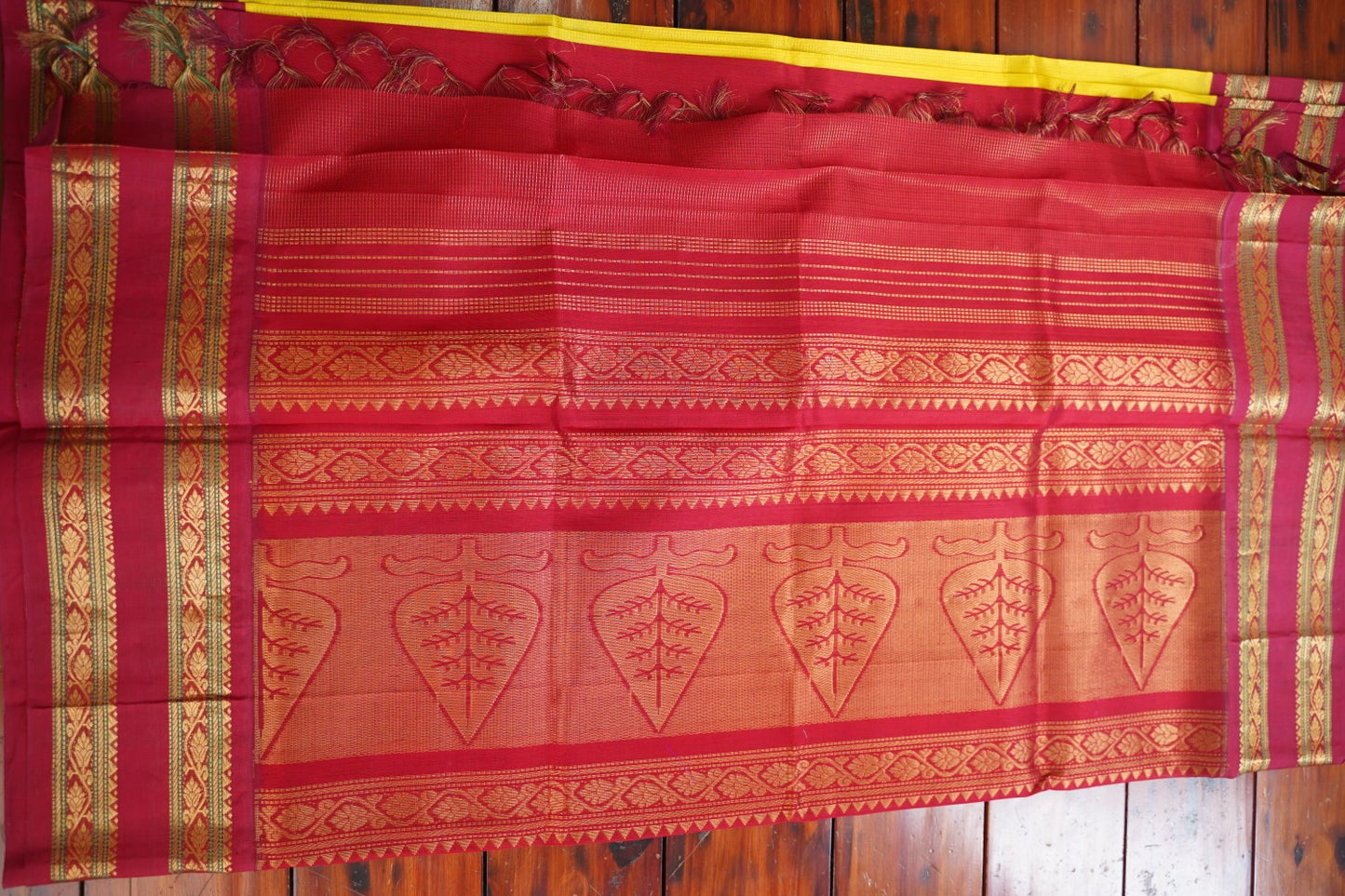 Kanchi Handloom Silk Cotton Saree pc16324