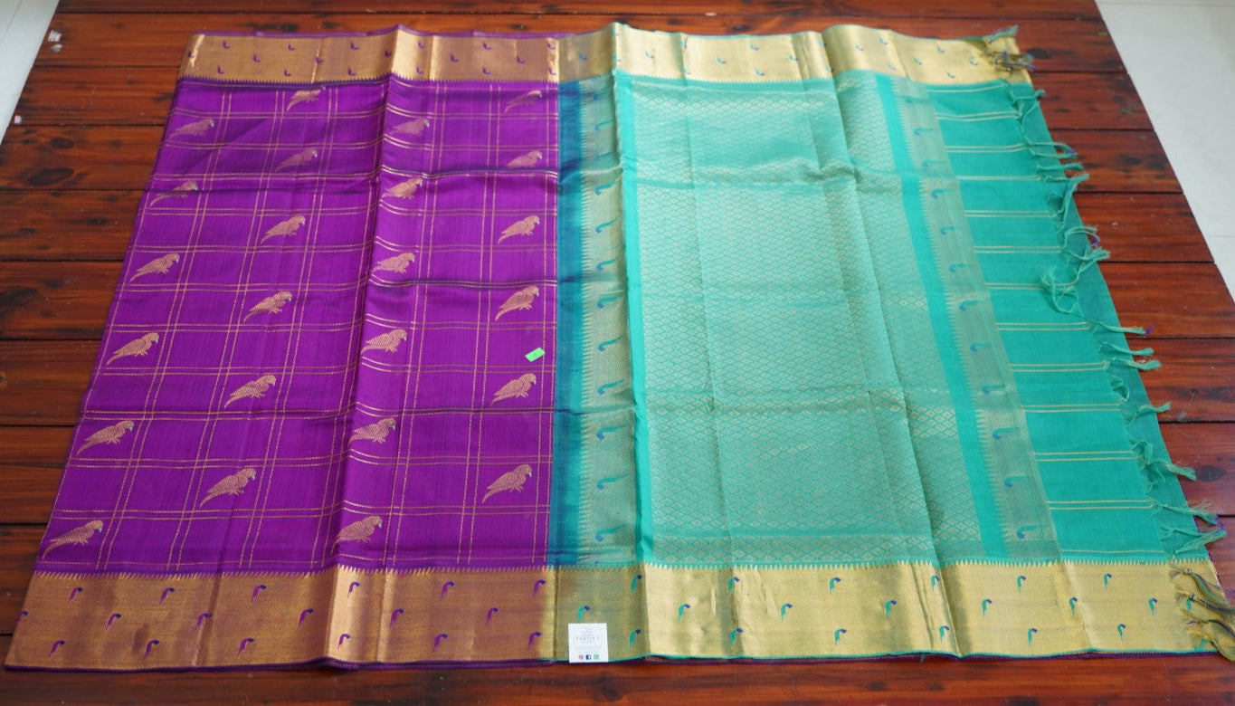Kanchi Handloom Silk Cotton Saree PC14808
