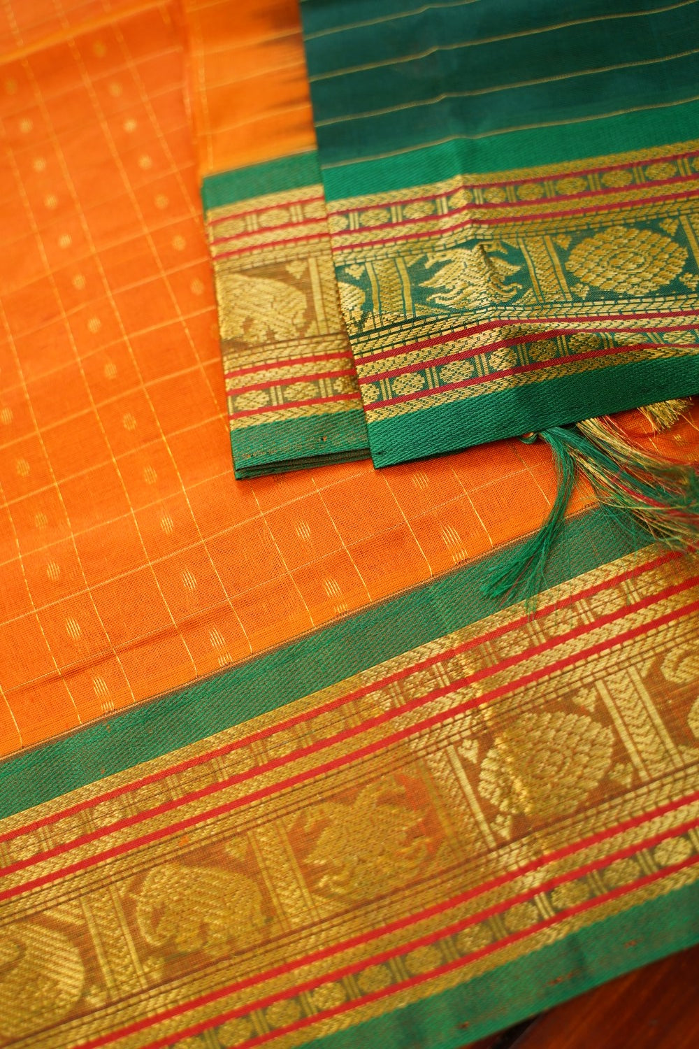 Kanchi Handloom Silk Cotton Saree PC17427