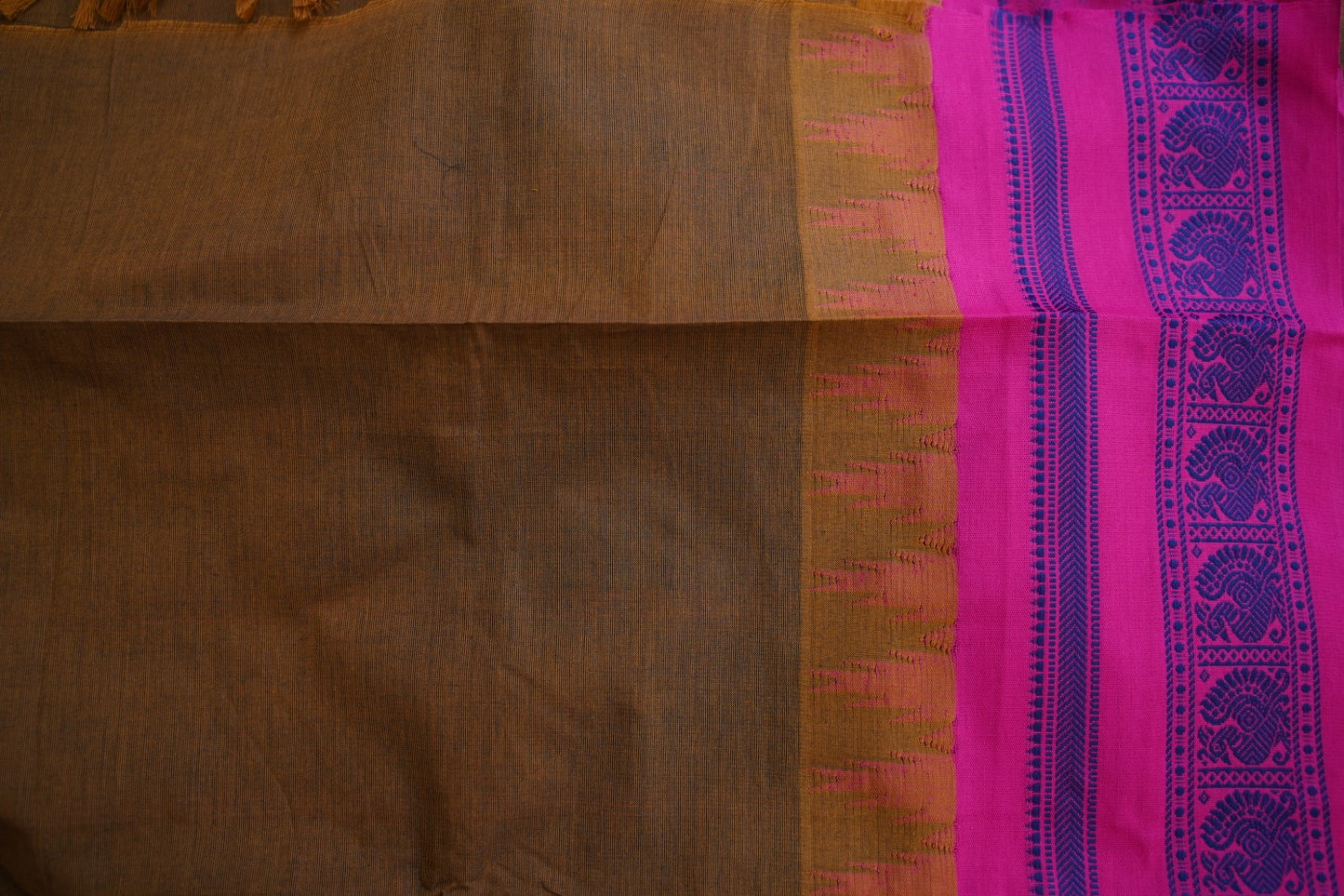Chettinad handloom Cotton Saree PC14877