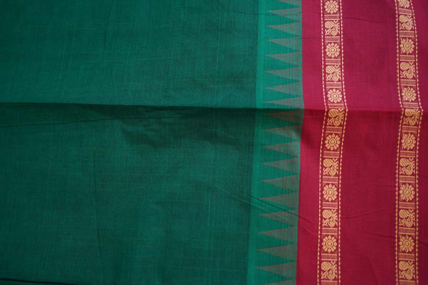 Chettinad handloom Cotton Saree PC14875