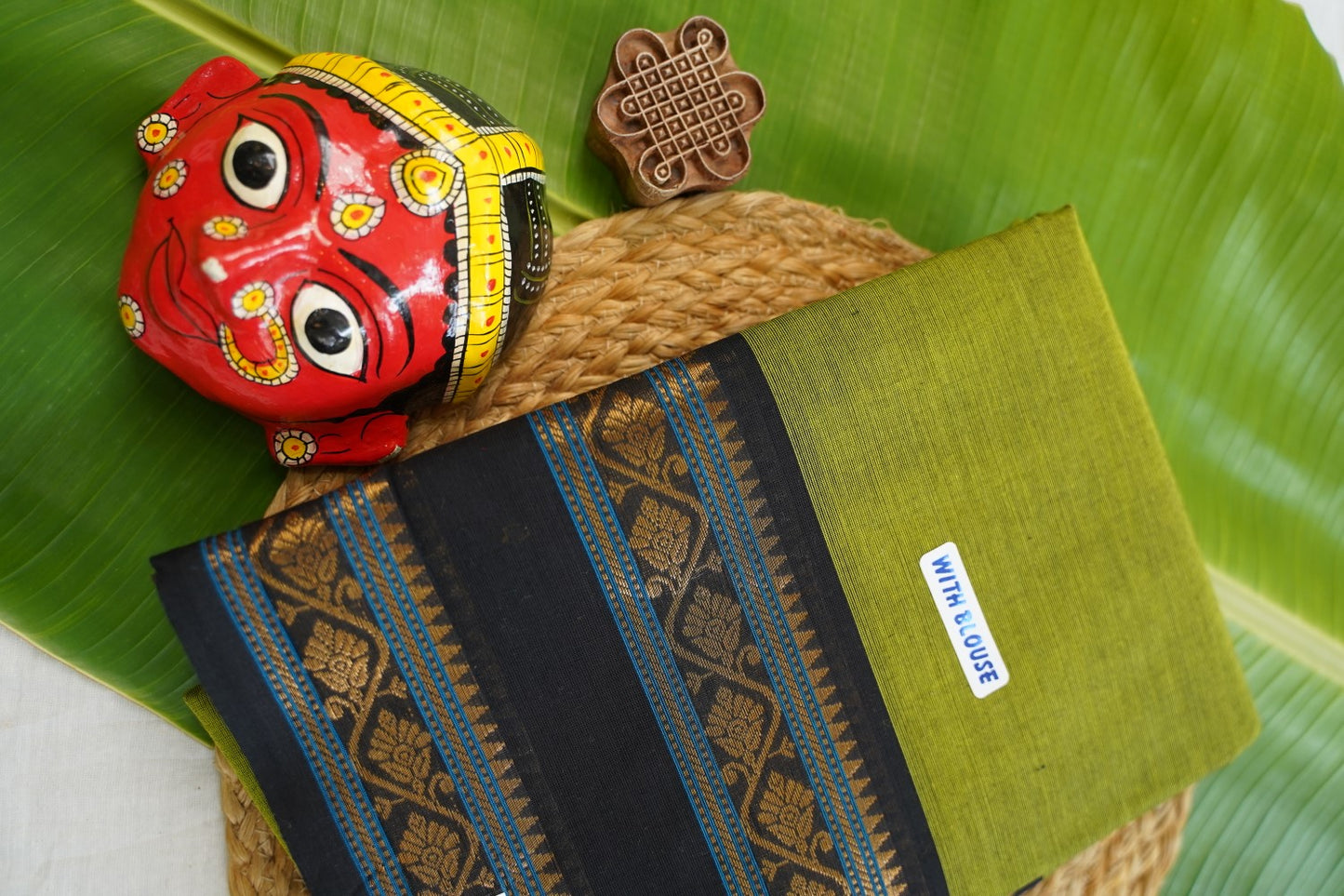 Chettinad handloom Cotton Saree PC17475