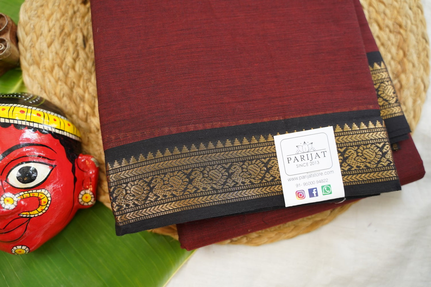 Chettinad handloom Cotton Saree PC17477