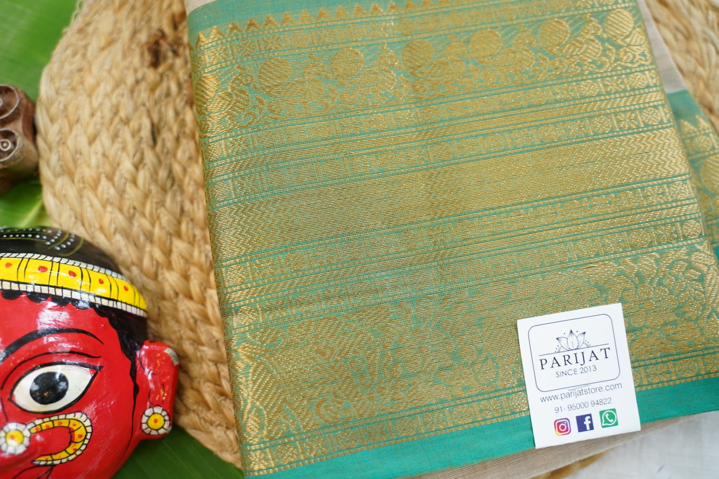 Chettinad handloom Cotton Saree PC17457