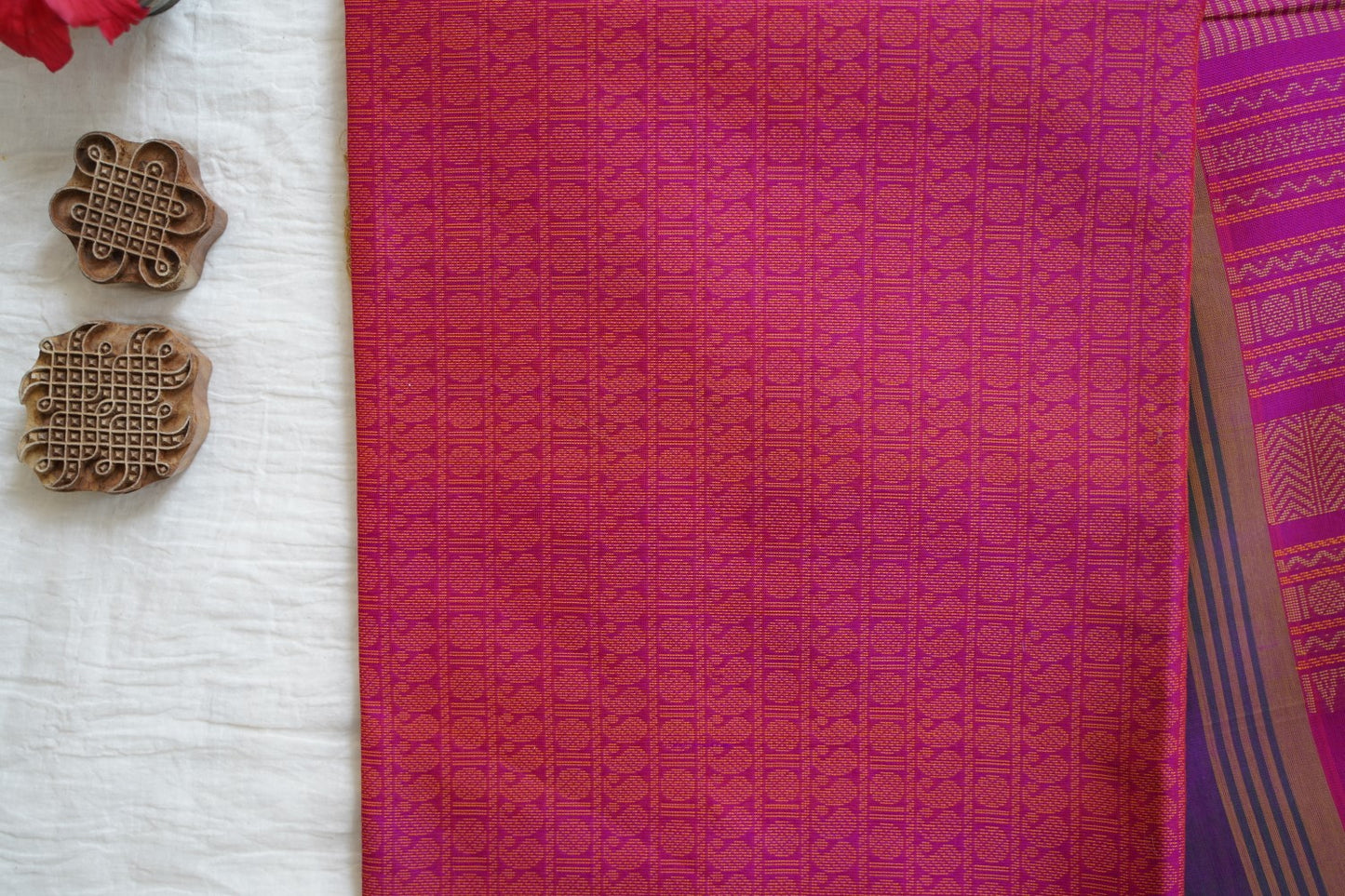 Kanchi Handloom Silk Cotton Saree-PC16507