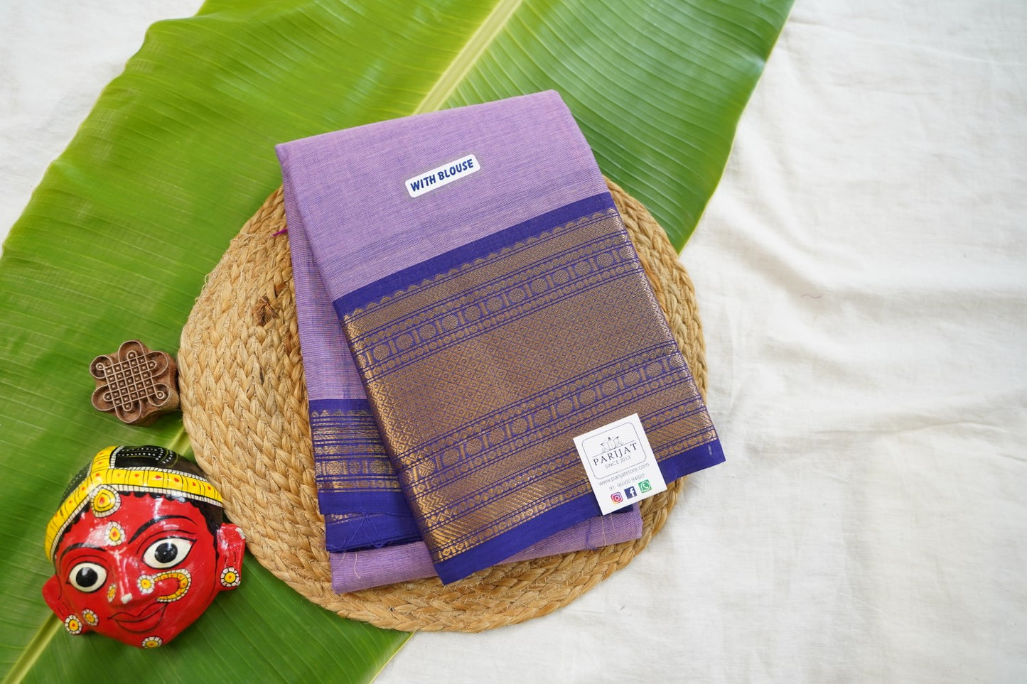 Chettinad handloom Cotton Saree PC17472