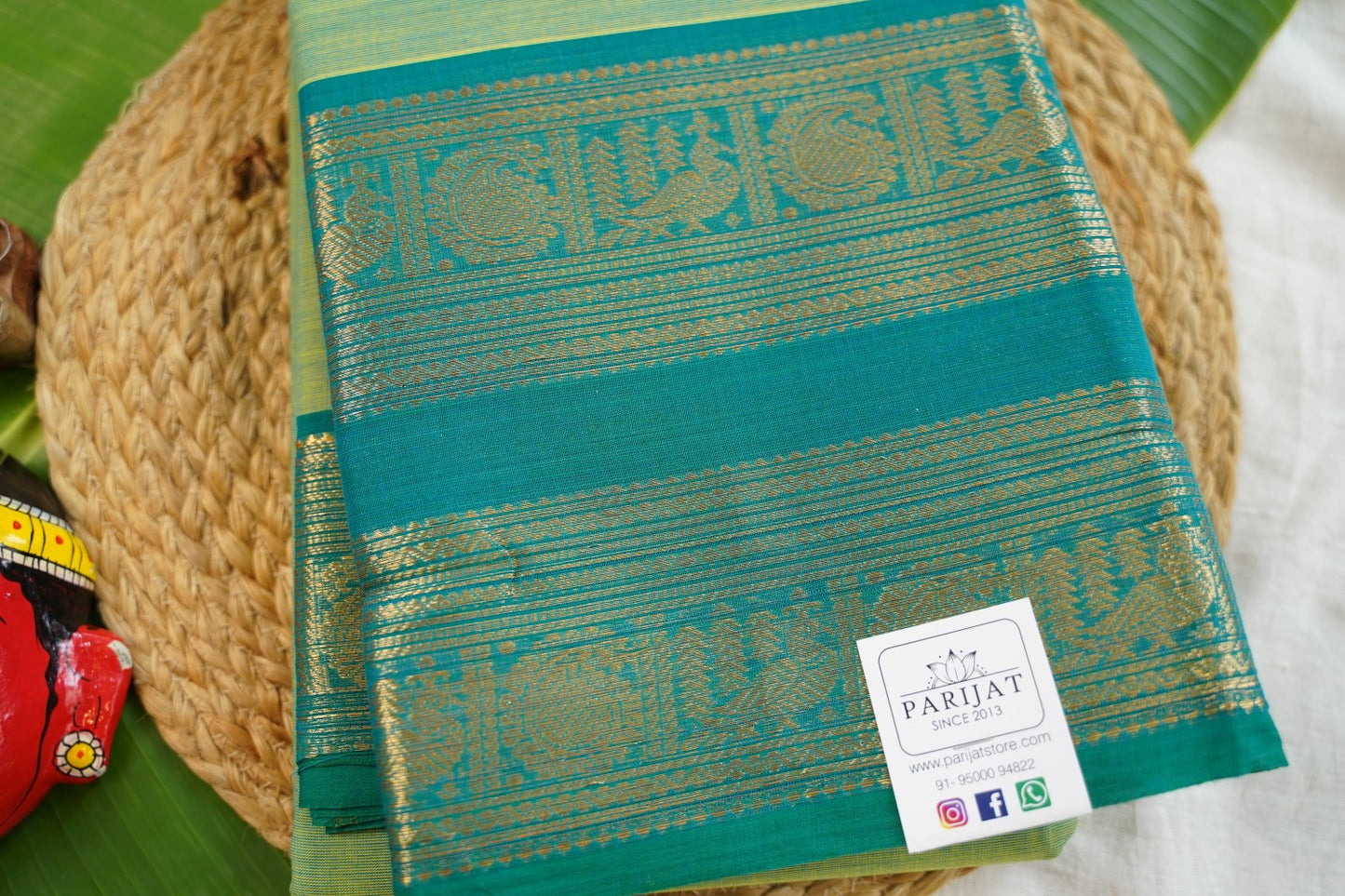 Chettinad handloom Cotton Saree PC17445