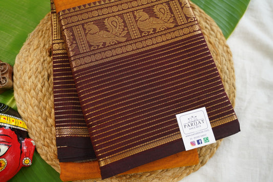 Chettinad handloom Cotton Saree PC17446
